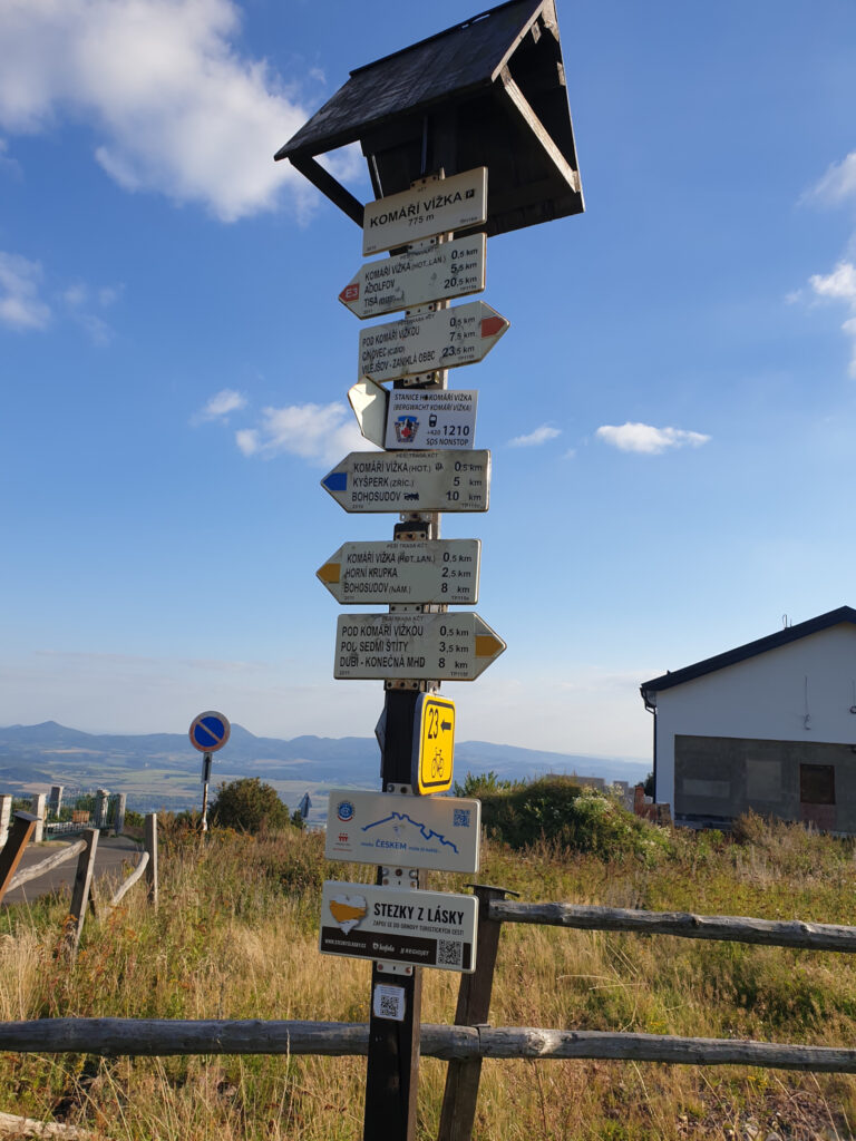 Erztaler Radmarathon, Blick vom Erzgebirgskamm