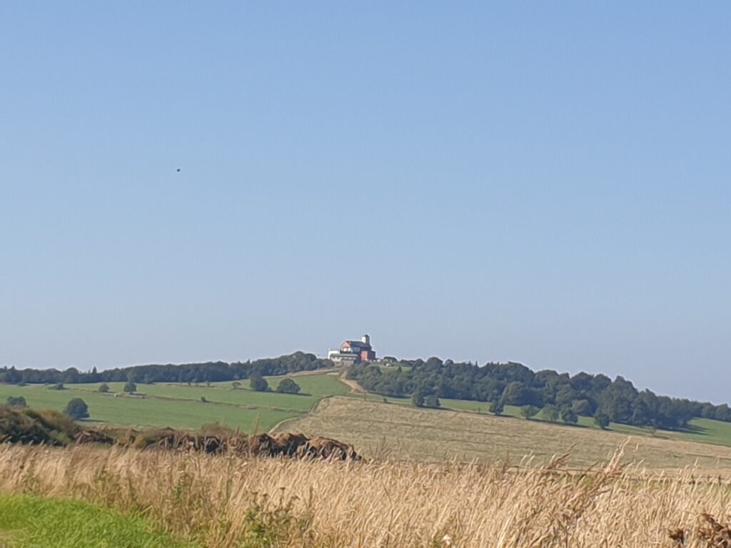 Erztaler Radmarathon, das Mückentürmchen auf dem Kamm des Erzgebirges